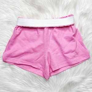Soffe Pull on Athletic Shorts Pink Size Medium